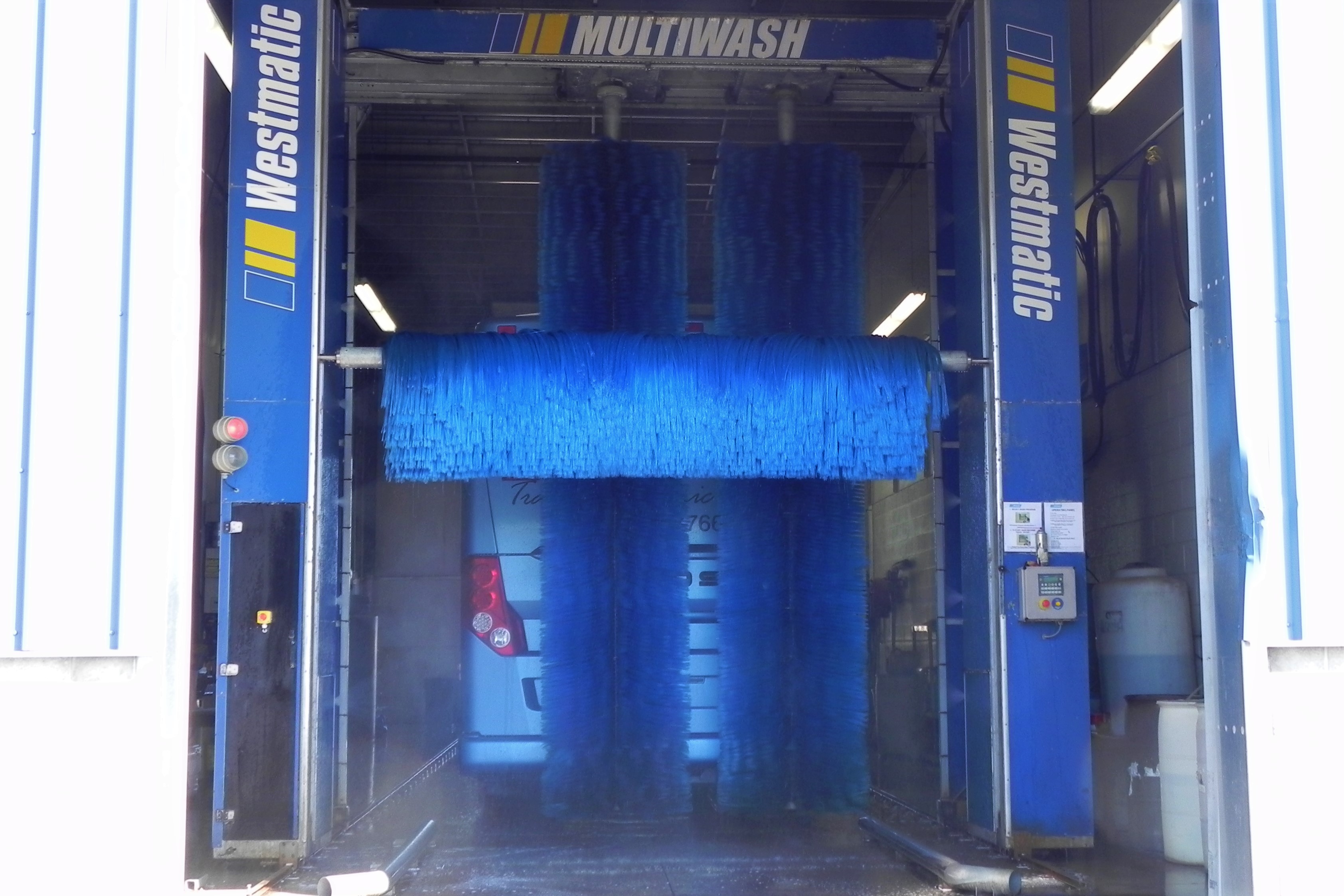 bus wash system